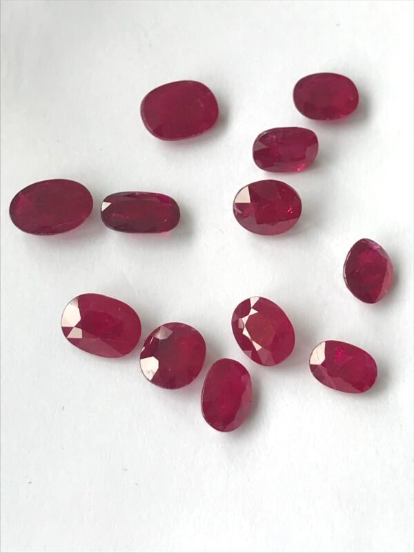 37.2 Cts Ruby Oval Shape 10x8mm Red Color Gemstone From Mozambic All are per cts price , Contact us directly to buy this item