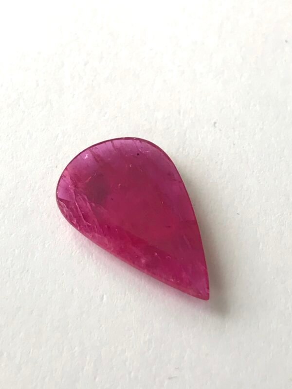 25.42 Cts Ruby Pear Shape 5x4-6x4mm Red Color Gemstone All are per cts price , Contact us directly to buy this item
