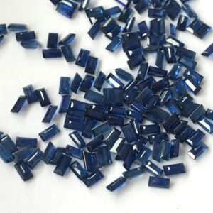 Sapphire Baguette 4x2mm Blue Gemstone