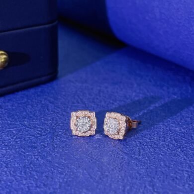 Diamond Earring 0.16 Cts in 18k Gold Jewelry - Image 7