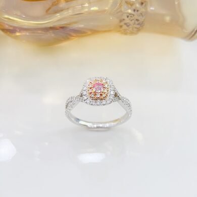 Diamond Ring 0.10 Cts in 18k Gold Jewelry - Image 2