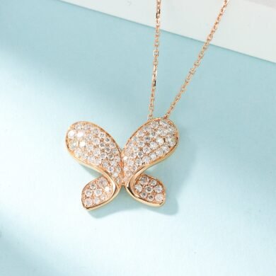 Diamond Pendant 0.83 Cts in 18k Gold Jewelry - Image 2