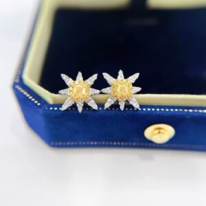 Diamond Earring 0.22 Cts in 18k Gold Jewelry