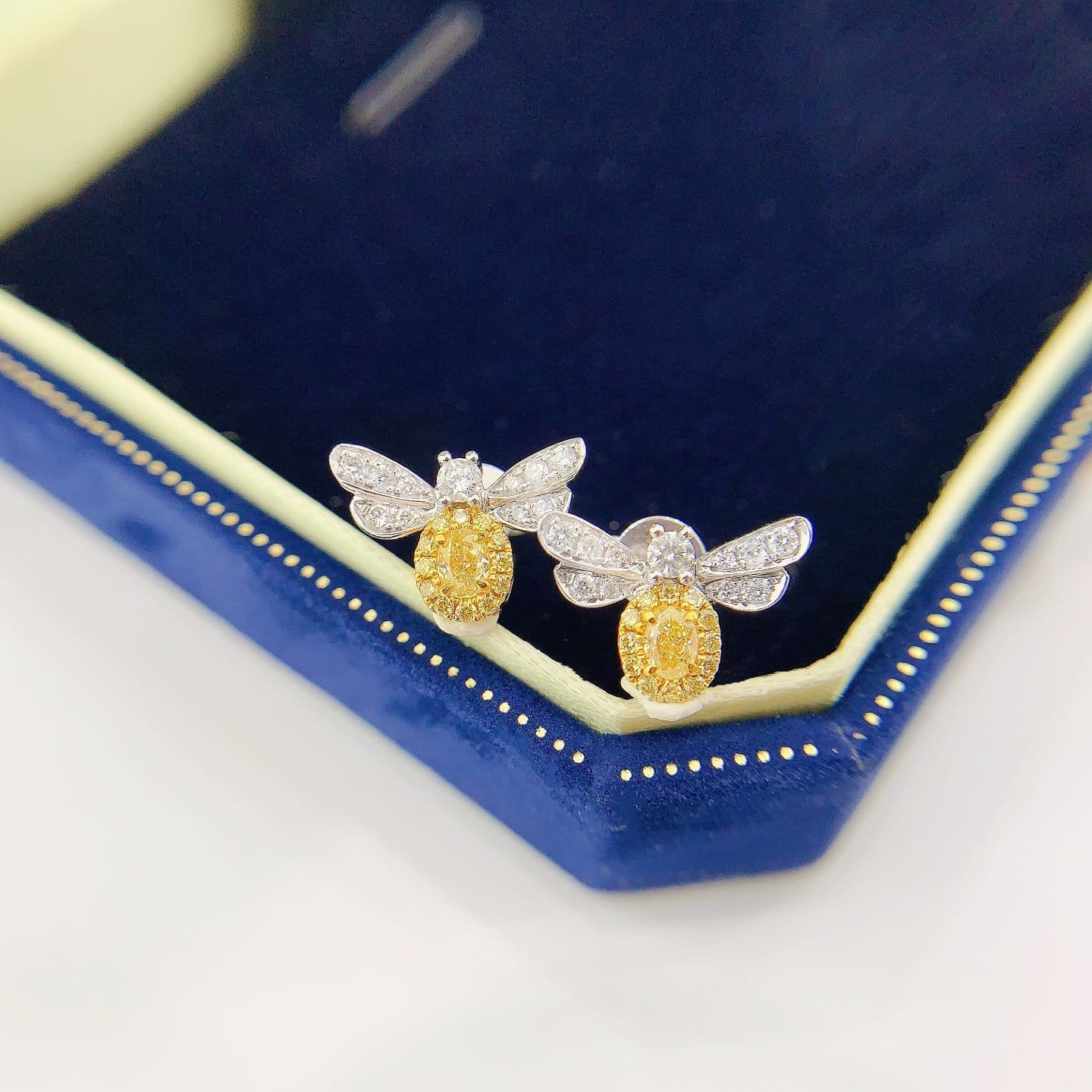 Diamond Earring 0.20 Cts in 18k Gold Jewelry