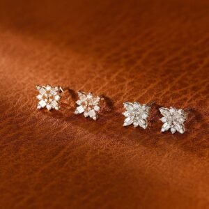 Diamond Earring 0.10 Cts in 18k Gold Jewelry