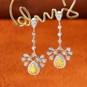 Diamond Earring 0.20 Cts in 18k Gold Jewelry