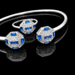 silver bangle Pure Silver Bangle with Ring Set with Sparkling Cubic Zircon Stones Gift for Women Perfect 6 silver bangle March 2026