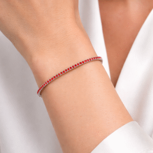 Silver Tennis Bracelet CZ | Pure Sterling Silver Brilliant Diamond-Look Bracelet Attractive