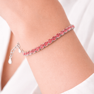 Silver Tennis Bracelet CZ | Pure Sterling Silver Brilliant Diamond-Look Bracelet Best