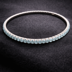 Pure Sterling Silver Bangle for Girls & Women Gift