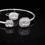 silver bangle Pure Silver Bangle with Ring Set with Sparkling Cubic Zircon Stones Gift for Women Lavishly 6 silver bangle April 2026