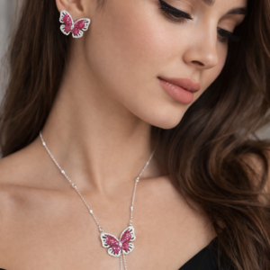 925 Silver jewerly sets in Cubic Zircon for Girls & Women