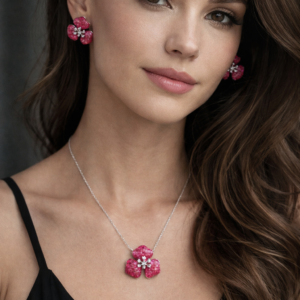 925 Silver jewerly sets in Cubic Zircon for Girls & Women