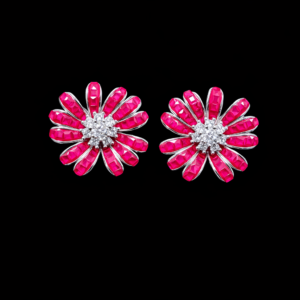 925 Silver Earrings Jewelry in Cubic Zircon for Girls & Women