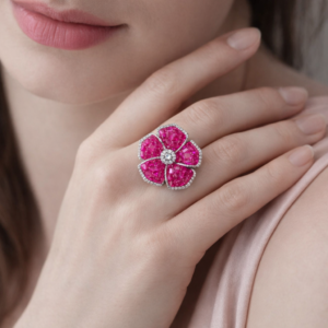 925 Silver Ring Jewelry in Cubic Zircon for Girls & Women Sizes