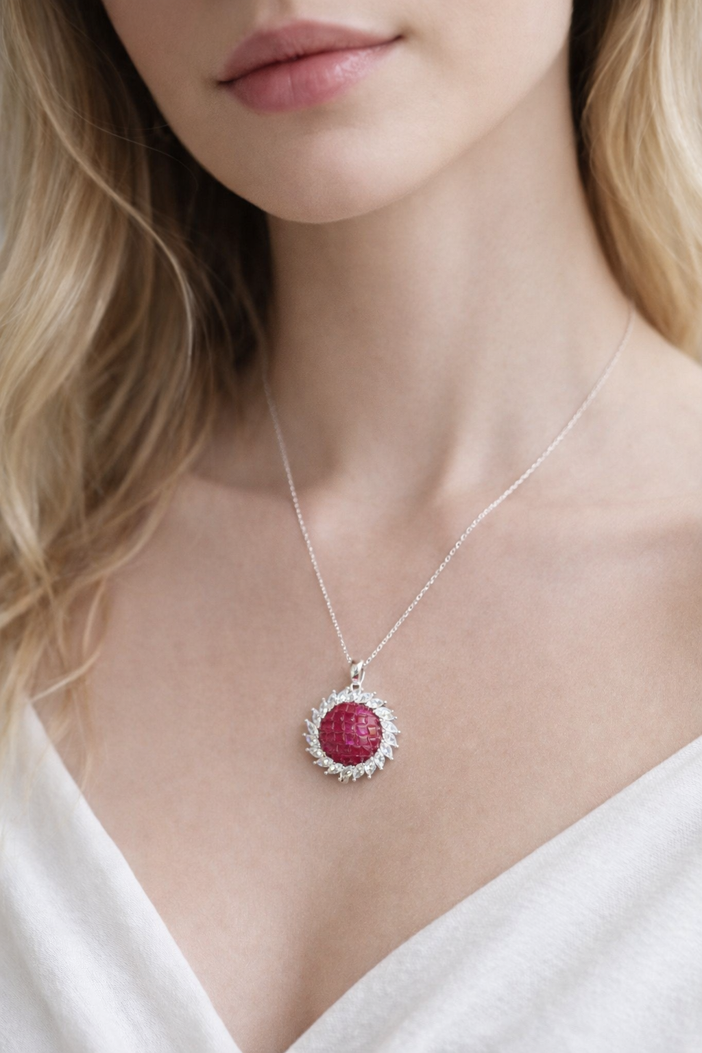 Silver Pendant 925 Silver Pendant Jewelry in Cubic Zircon for Girls & Women 1 Silver Pendant March 2026