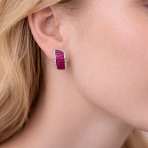 925 Silver Earrings Jewelry in Cubic Zircon for Girls & Women