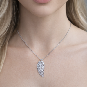 925 Silver Pendant Jewelry in Cubic Zircon for Girls & Women