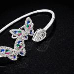 silver bangle Pure Silver Bangle with Ring Set with Sparkling Cubic Zircon Stones Gift for Women Low Price 6 silver bangle March 2026