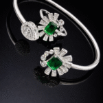 silver bangle Pure Silver Bangle with Ring Set with Sparkling Cubic Zircon Stones Gift for Women today 6 silver bangle March 2026