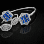 silver bangle Pure Silver Bangle with Ring Set with Sparkling Cubic Zircon Stones Gift for Women Unseen 6 silver bangle March 2026