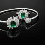 silver bangle Pure Silver Bangle with Ring Set with Sparkling Cubic Zircon Stones Gift for Women Super 6 silver bangle March 2026