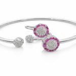 silver bangle Pure Silver Bangle with Ring Set with Sparkling Cubic Zircon Stones Gift for Women Amazing 6 silver bangle March 2026