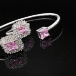 silver bangle Pure Silver Bangle with Ring Set with Sparkling Cubic Zircon Stones Gift for Women Wanted 6 silver bangle March 2026