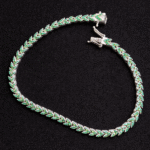 Silver Bracelet Elegant Silver Cubic Zircon Bracelet for Girls & Women Daily Wear Jewelry Adjustable give you Happiness 6 Elegant green gemstone bracelet design