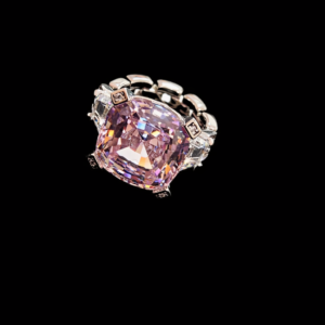 White Gold Plated Silver Chain Style Ring