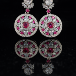 silver earrings White Gold Plated Pure Silver Earrings with Sparkling Cubic Zircon Stones Gift for Women Memorable 5 silver earrings March 2026