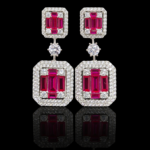 silver earrings White Gold Plated Pure Silver Earrings with Sparkling Cubic Zircon Stones Gift for Women Memorable 5 silver earrings March 2026