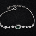 Silver Bracelet Elegant Silver Cubic Zircon Bracelet for Girls & Women Daily Wear Jewelry Adjustable Crush 6 Silver Bracelet March 2026