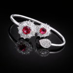 silver bangle Pure Silver Bangle with Ring Set with Sparkling Cubic Zircon Stones Gift for Women Surprising 6 silver bangle March 2026