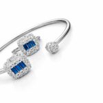 silver bangle Pure Silver Bangle with Ring Set with Sparkling Cubic Zircon Stones Gift for Women Impressive 6 silver bangle March 2026