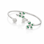 silver bangle Pure Silver Bangle with Ring Set with Sparkling Cubic Zircon Stones Gift for Women Unique 6 silver bangle March 2026