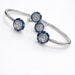 silver bangle Pure Silver Bangle with Ring Set with Sparkling Cubic Zircon Stones Gift for Women Amazing 6 silver bangle March 2026