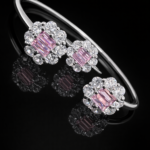 silver bangle Pure Silver Bangle with Ring Set with Sparkling Cubic Zircon Stones Gift for Women Unforgettable 6 silver bangle March 2026