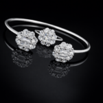 silver bangle Pure Silver Bangle with Ring Set with Sparkling Cubic Zircon Stones Gift for Women Surprise for her 6 silver bangle March 2026