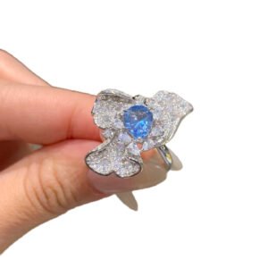 Premium Quality Modern Luxury Gold Plated 925 CZ Rings