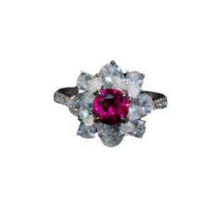 Sapphire Jewelry Home 17 Luxury Cocktail Gold Plated 925 CZ Rings | Party Art