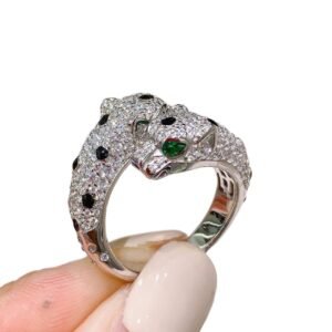 Glam Party Wear Gold Plated Luxury 925 CZ Rings