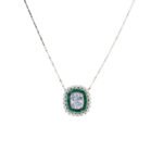 silver necklace Luxury AAA CZ Silver Pendants | Premium Modern Art 3 silver necklace September 2026