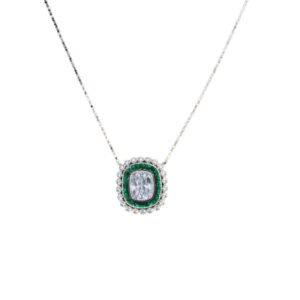 Luxury AAA CZ Silver Pendants | Premium Modern Art