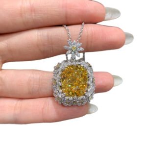 Everyday Wear Modern Luxury Silver CZ Pendants