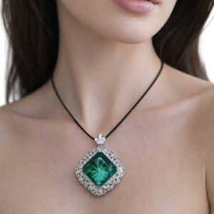 Everyday Wear Luxury Silver CZ Pendants | Modernist