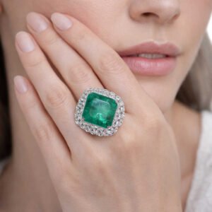 Affordable Party Wear Gold Plated Luxury 925 CZ Rings