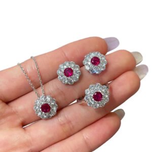 Daily Wear Luxury Silver CZ Pendants | Dainty 925