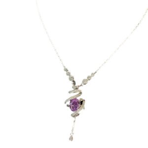 Affordable Party Wear Luxury Silver CZ Pendants