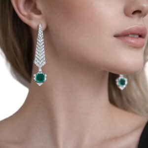 High-Fashion Gold Plated Luxury 925 CZ Earrings Store